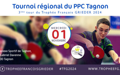 Tournoi Grieder TAGNON PPC (Tour 3)